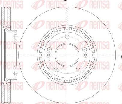 Remsa 6988.10 - Bremsscheibe alexcarstop-ersatzteile.com