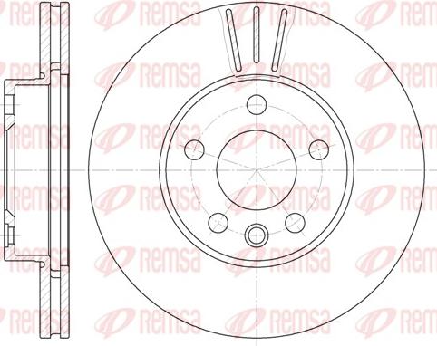 Remsa 6496.10 - Bremsscheibe alexcarstop-ersatzteile.com