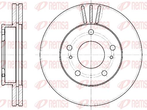 Remsa 6444.10 - Bremsscheibe alexcarstop-ersatzteile.com