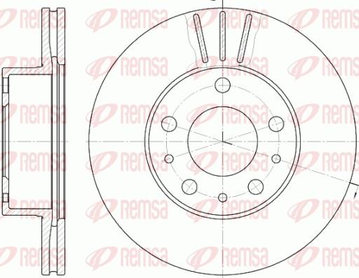 Remsa 6476.10 - Bremsscheibe alexcarstop-ersatzteile.com