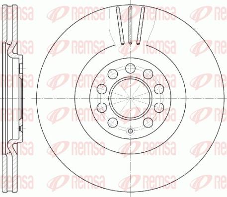 Remsa 6597.10 - Bremsscheibe alexcarstop-ersatzteile.com