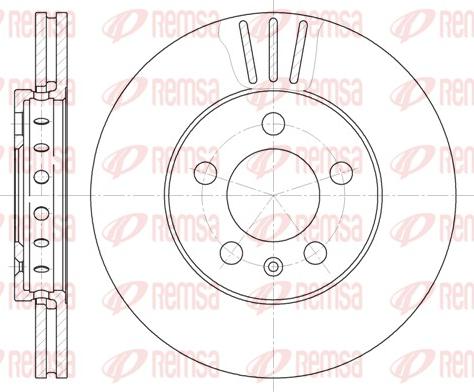 Remsa 6545.10 - Bremsscheibe alexcarstop-ersatzteile.com