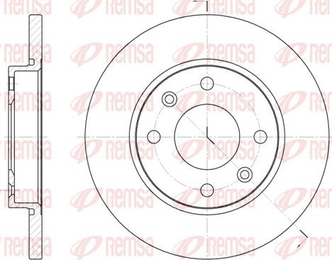 Remsa 6535.00 - Bremsscheibe alexcarstop-ersatzteile.com