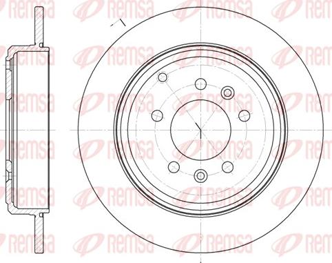 Remsa 6692.00 - Bremsscheibe alexcarstop-ersatzteile.com