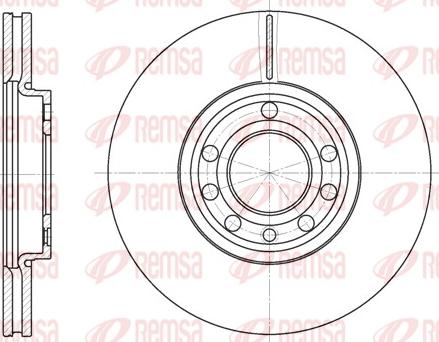 Remsa 6689.10 - Bremsscheibe alexcarstop-ersatzteile.com