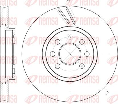 Remsa 6684.10 - Bremsscheibe alexcarstop-ersatzteile.com