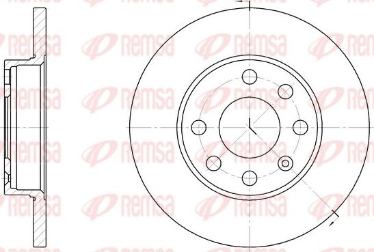 Remsa 6059.00 - Bremsscheibe alexcarstop-ersatzteile.com