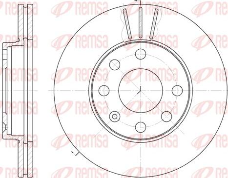 Remsa 6061.10 - Bremsscheibe alexcarstop-ersatzteile.com