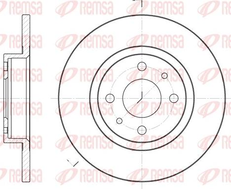 Remsa 6191.00 - Bremsscheibe alexcarstop-ersatzteile.com