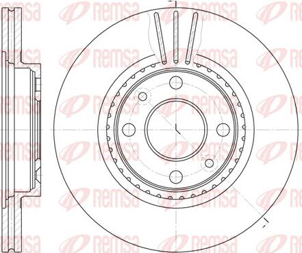 Remsa 6144.10 - Bremsscheibe alexcarstop-ersatzteile.com