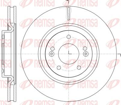 Remsa 61436.10 - Bremsscheibe alexcarstop-ersatzteile.com