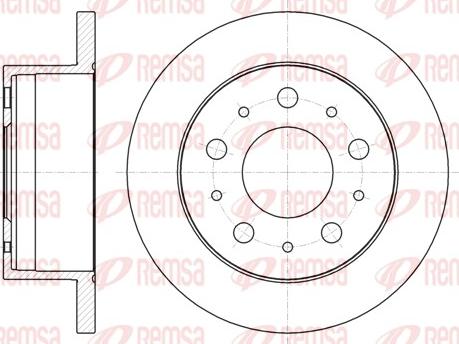 Remsa 61056.00 - Bremsscheibe alexcarstop-ersatzteile.com