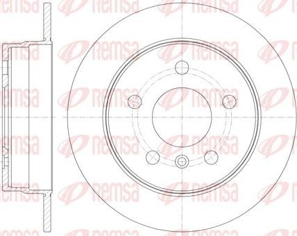 Remsa 61065.00 - Bremsscheibe alexcarstop-ersatzteile.com