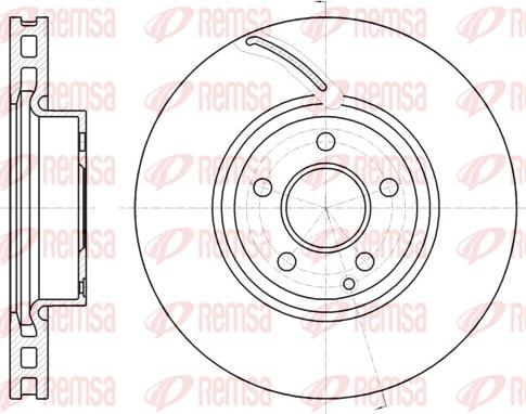 Remsa 61067.10 - Bremsscheibe alexcarstop-ersatzteile.com