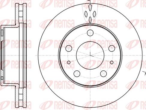 Remsa 61016.10 - Bremsscheibe alexcarstop-ersatzteile.com