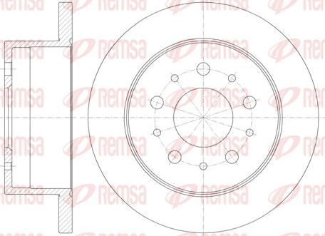 Remsa 61120.00 - Bremsscheibe alexcarstop-ersatzteile.com