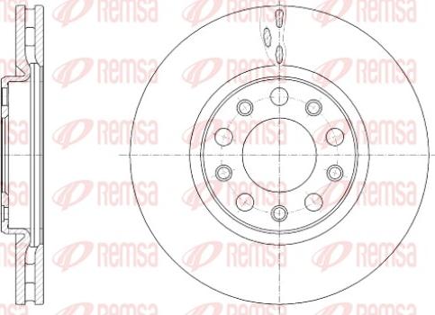 Remsa 61389.10 - Bremsscheibe alexcarstop-ersatzteile.com