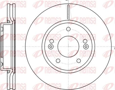 Remsa 61208.10 - Bremsscheibe alexcarstop-ersatzteile.com