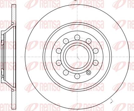 Remsa 61207.00 - Bremsscheibe alexcarstop-ersatzteile.com