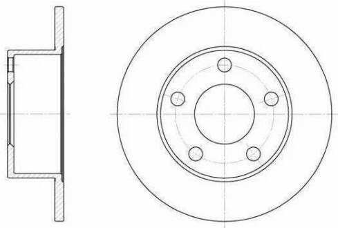 BOSCH 986478132 - Bremsscheibe alexcarstop-ersatzteile.com