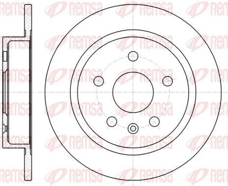 Remsa 61279.00 - Bremsscheibe alexcarstop-ersatzteile.com