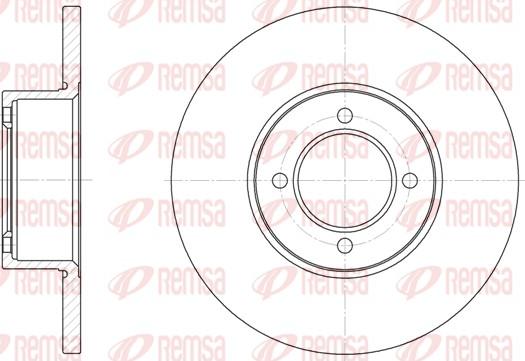 Remsa 6127.00 - Bremsscheibe alexcarstop-ersatzteile.com