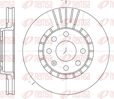 Remsa 6178.10 - Bremsscheibe alexcarstop-ersatzteile.com