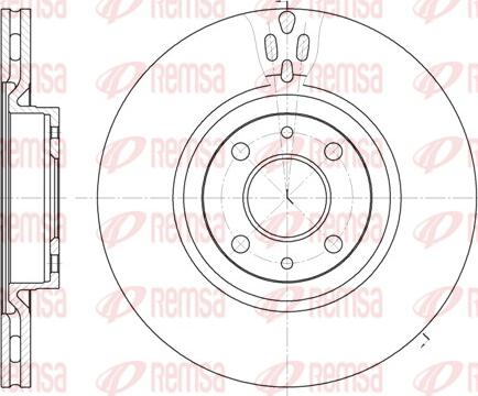 Remsa 6316.11 - Bremsscheibe alexcarstop-ersatzteile.com