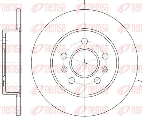 Remsa 6239.02 - Bremsscheibe alexcarstop-ersatzteile.com