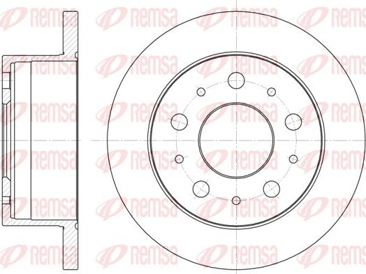 Remsa 6741.00 - Bremsscheibe alexcarstop-ersatzteile.com