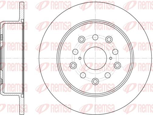 Remsa 6752.00 - Bremsscheibe alexcarstop-ersatzteile.com