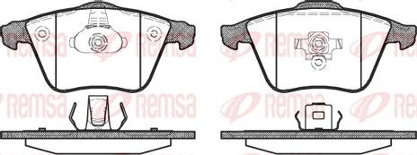 Remsa 0964.20 - Bremsbelagsatz, Scheibenbremse alexcarstop-ersatzteile.com