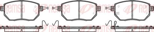 Remsa 0985.02 - Bremsbelagsatz, Scheibenbremse alexcarstop-ersatzteile.com