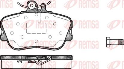 Remsa 0445.00 - Bremsbelagsatz, Scheibenbremse alexcarstop-ersatzteile.com