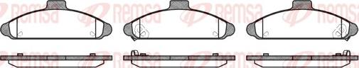 Remsa 0404.02 - Bremsbelagsatz, Scheibenbremse alexcarstop-ersatzteile.com