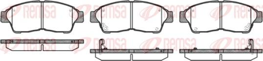 Remsa 0402.42 - Bremsbelagsatz, Scheibenbremse alexcarstop-ersatzteile.com