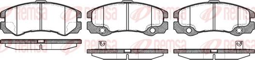 Remsa 0425.32 - Bremsbelagsatz, Scheibenbremse alexcarstop-ersatzteile.com