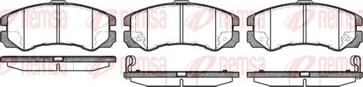 Remsa 0425.22 - Bremsbelagsatz, Scheibenbremse alexcarstop-ersatzteile.com