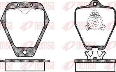 Akebono AN-4582K - Bremsbelagsatz, Scheibenbremse alexcarstop-ersatzteile.com