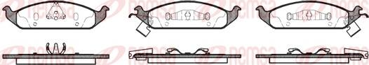 Remsa 0570.02 - Bremsbelagsatz, Scheibenbremse alexcarstop-ersatzteile.com