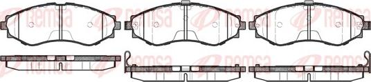 Remsa 0645.32 - Bremsbelagsatz, Scheibenbremse alexcarstop-ersatzteile.com