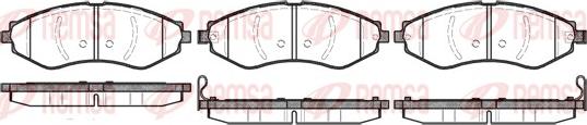 Remsa 0645.22 - Bremsbelagsatz, Scheibenbremse alexcarstop-ersatzteile.com