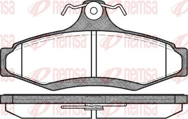 Remsa 0646.10 - Bremsbelagsatz, Scheibenbremse alexcarstop-ersatzteile.com