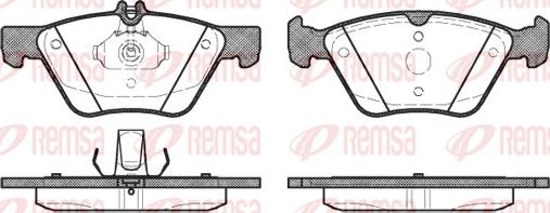 Remsa 0601.20 - Bremsbelagsatz, Scheibenbremse alexcarstop-ersatzteile.com