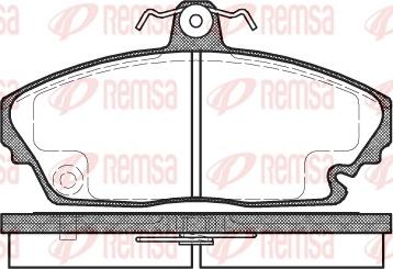 Remsa 0635.00 - Bremsbelagsatz, Scheibenbremse alexcarstop-ersatzteile.com