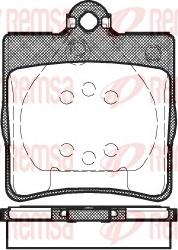 Remsa 0678.00 - Bremsbelagsatz, Scheibenbremse alexcarstop-ersatzteile.com