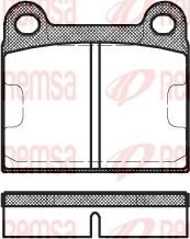 Remsa 0006.60 - Bremsbelagsatz, Scheibenbremse alexcarstop-ersatzteile.com