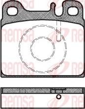 Remsa 0006.88 - Bremsbelagsatz, Scheibenbremse alexcarstop-ersatzteile.com