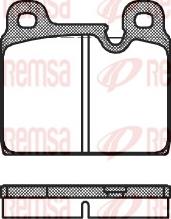 Remsa 0002.30 - Bremsbelagsatz, Scheibenbremse alexcarstop-ersatzteile.com