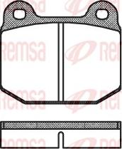 Remsa 0014.00 - Bremsbelagsatz, Scheibenbremse alexcarstop-ersatzteile.com